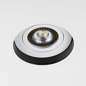 ingebouwd lichtspotje 85mm zwart wit