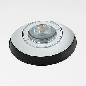 LED lichtspotje 95mm zwart wit