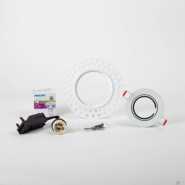 lichtspotje 855 wit wit instal kit