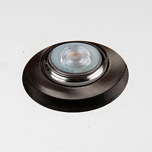 spotlicht 85mm zwart rvs